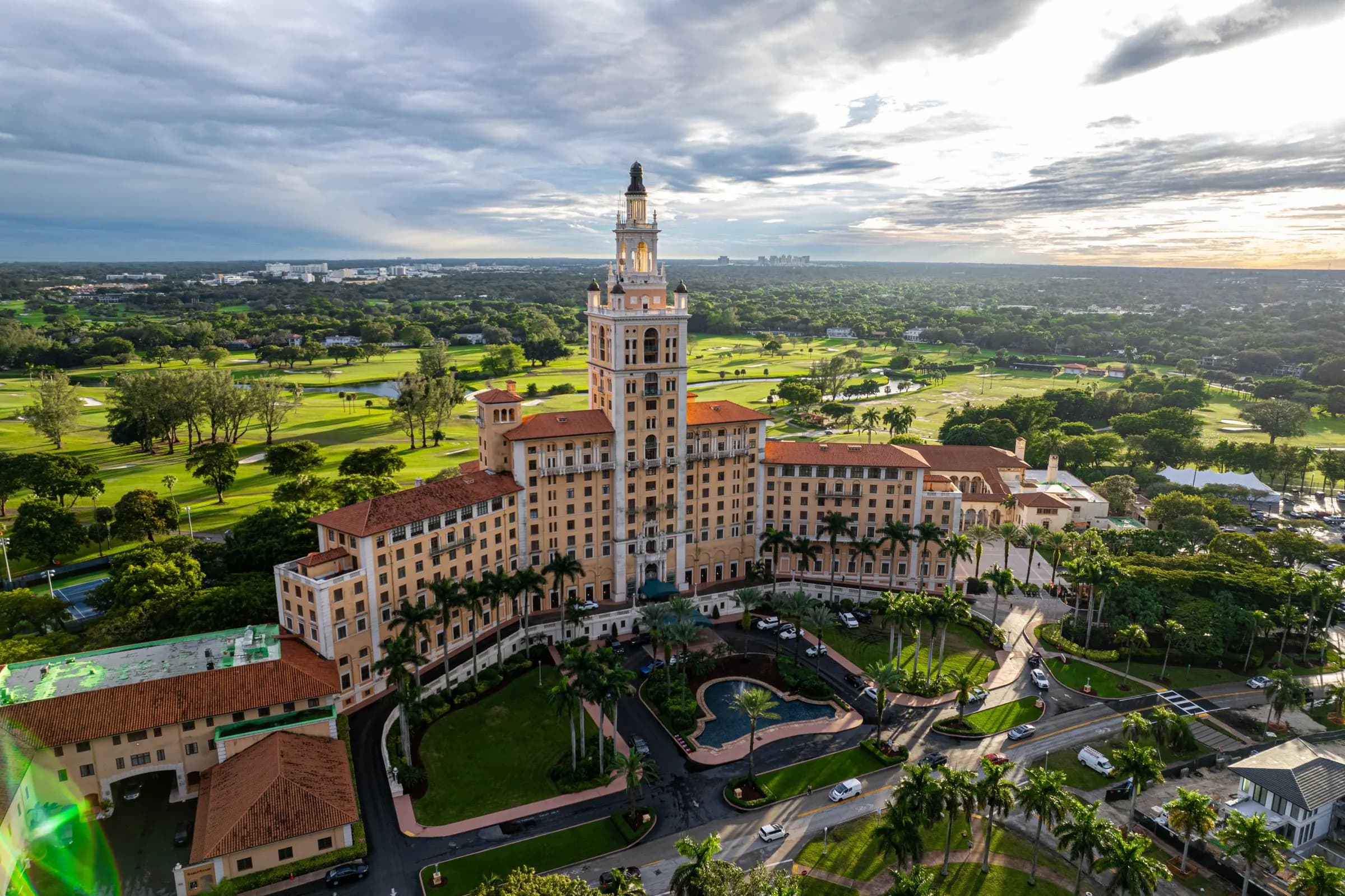 The Biltmore Hotel and its golf course in Coral Gables, Florida